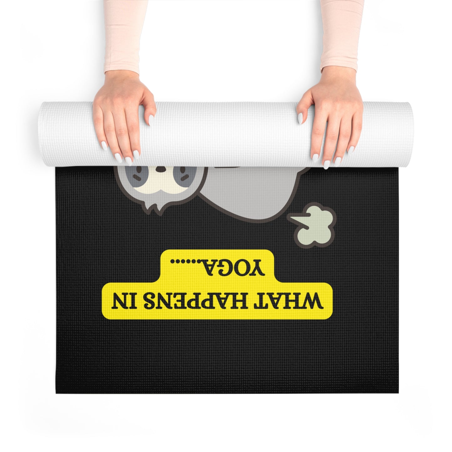 Yoga Mat with Fun Panda Design - Perfect for Home Practice, Fitness, Gifts, Relaxation, Meditation