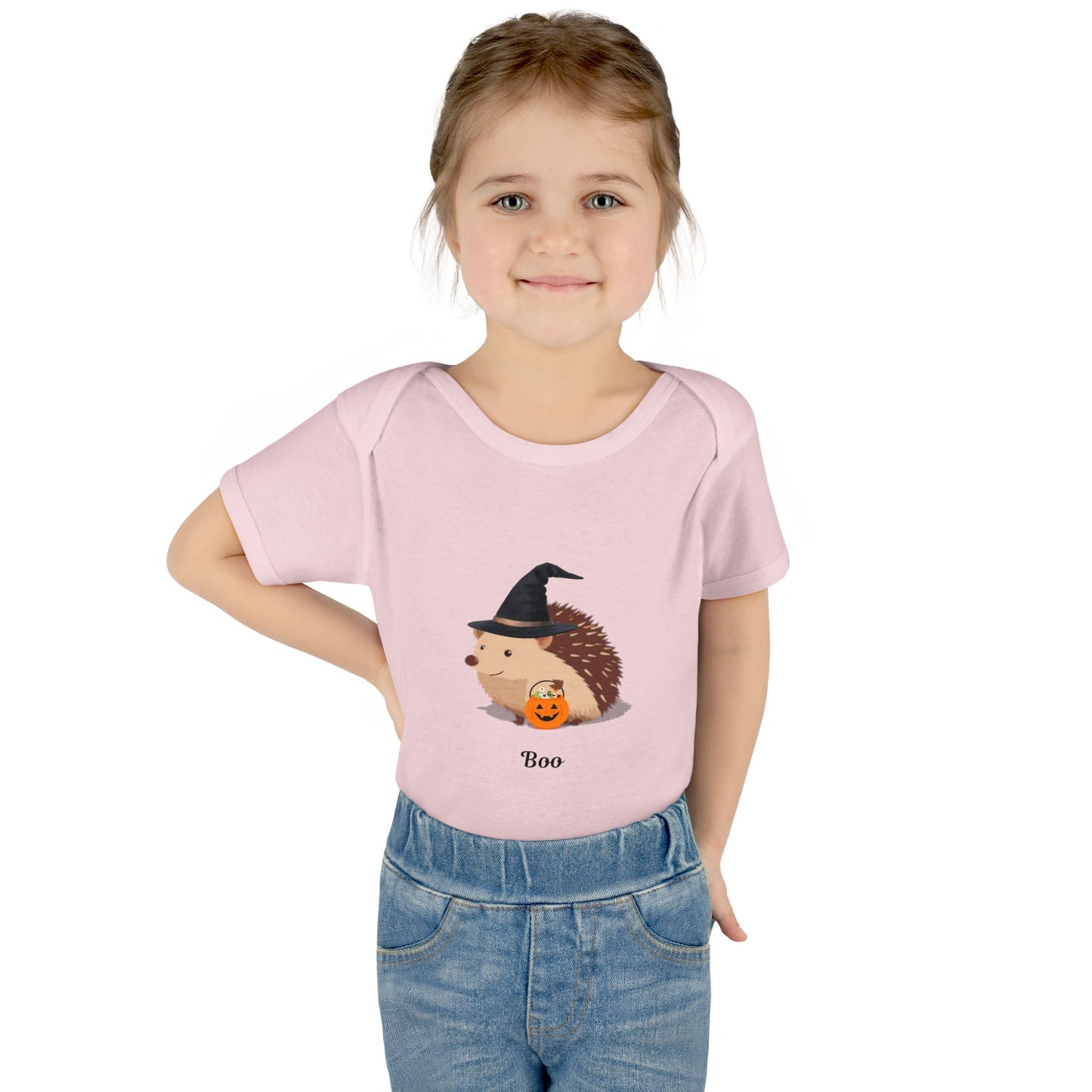 Cute Halloween Hedgehog Infant Bodysuit - Boo, Baby Onesie, Fall Fashion, Halloween Outfit, Baby Shower Gift, Costume