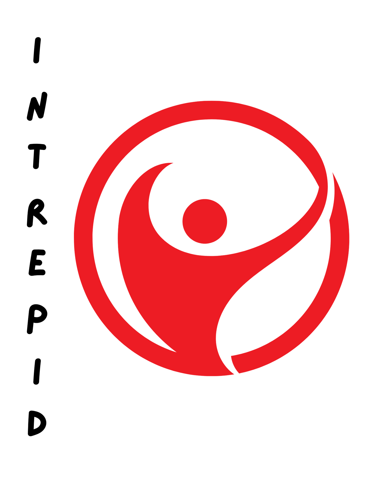 Intrepid 40oz Insulated Travel Mug — White Motivational Logo Tumbler (Keeps Drinks Hot & Cold)