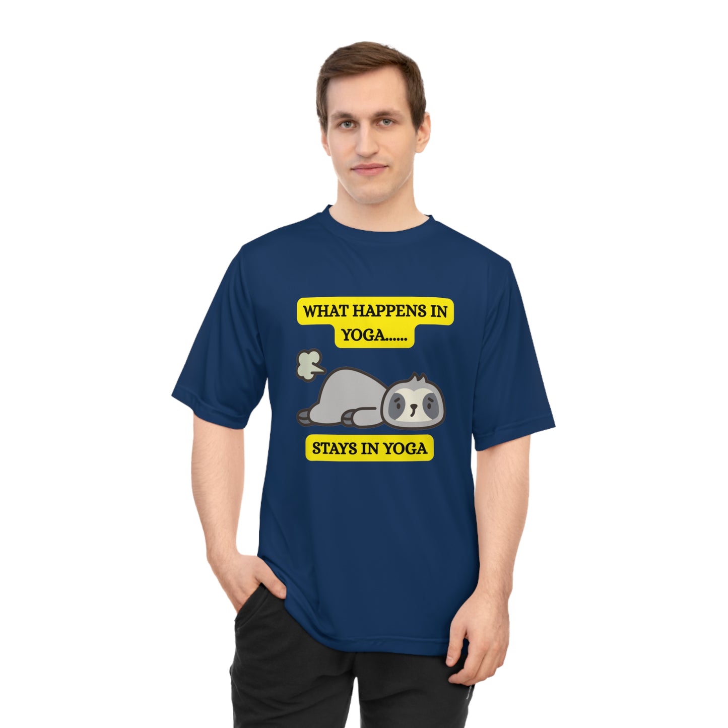 Yoga Humor Unisex T-Shirt, Funny Yoga Shirt, Gift for Yogis, Comfortable Workout Tee, Fitness Clothing, Relaxed Fit Tee