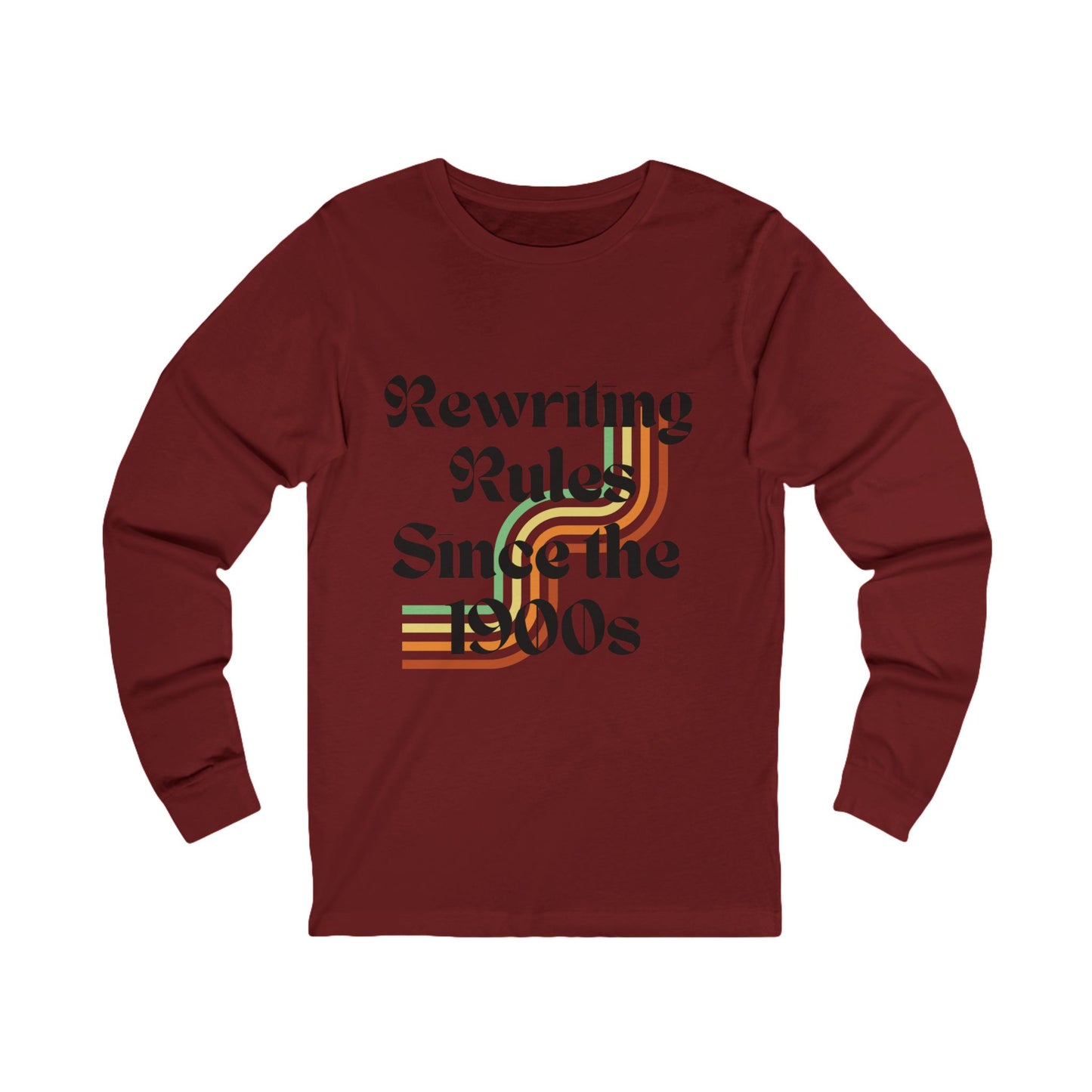Rewriting Rules Since the 1990s, Unisex Long Sleeve Tee -Retro Fashion, Gift for Trendsetters, Casual Wear, Vintage Style