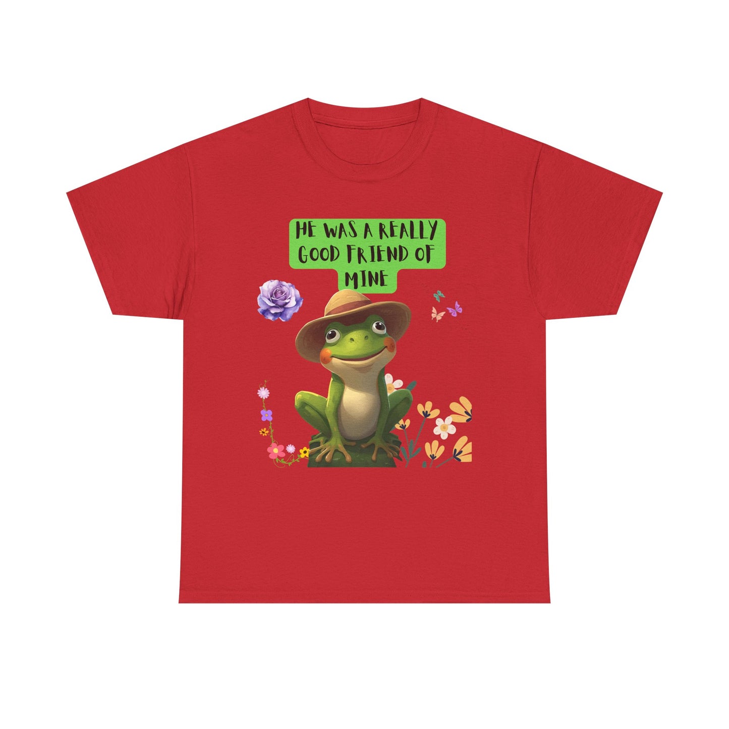 Jeremiah BullFrog Friendship Tee - He Was a Really Good Friend of Mine,  Unisex Casual Wear, Perfect Gift for Friends, Nature Lovers. Music Lovers