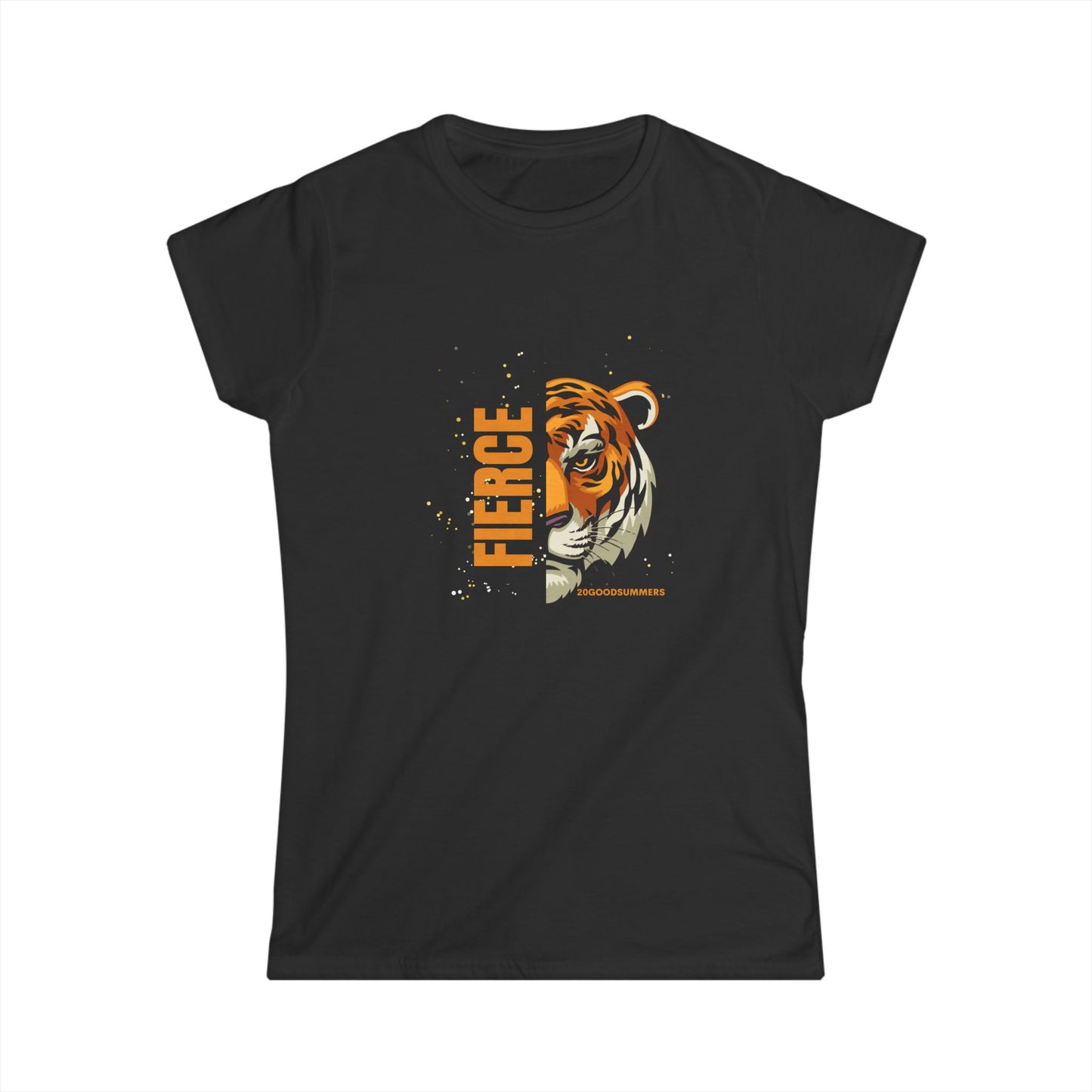 Fierce Tiger Tee, Animal Lover Gift, Casual Style, Birthday Tee, Wildlife Awareness, Inspirational T-Shirt