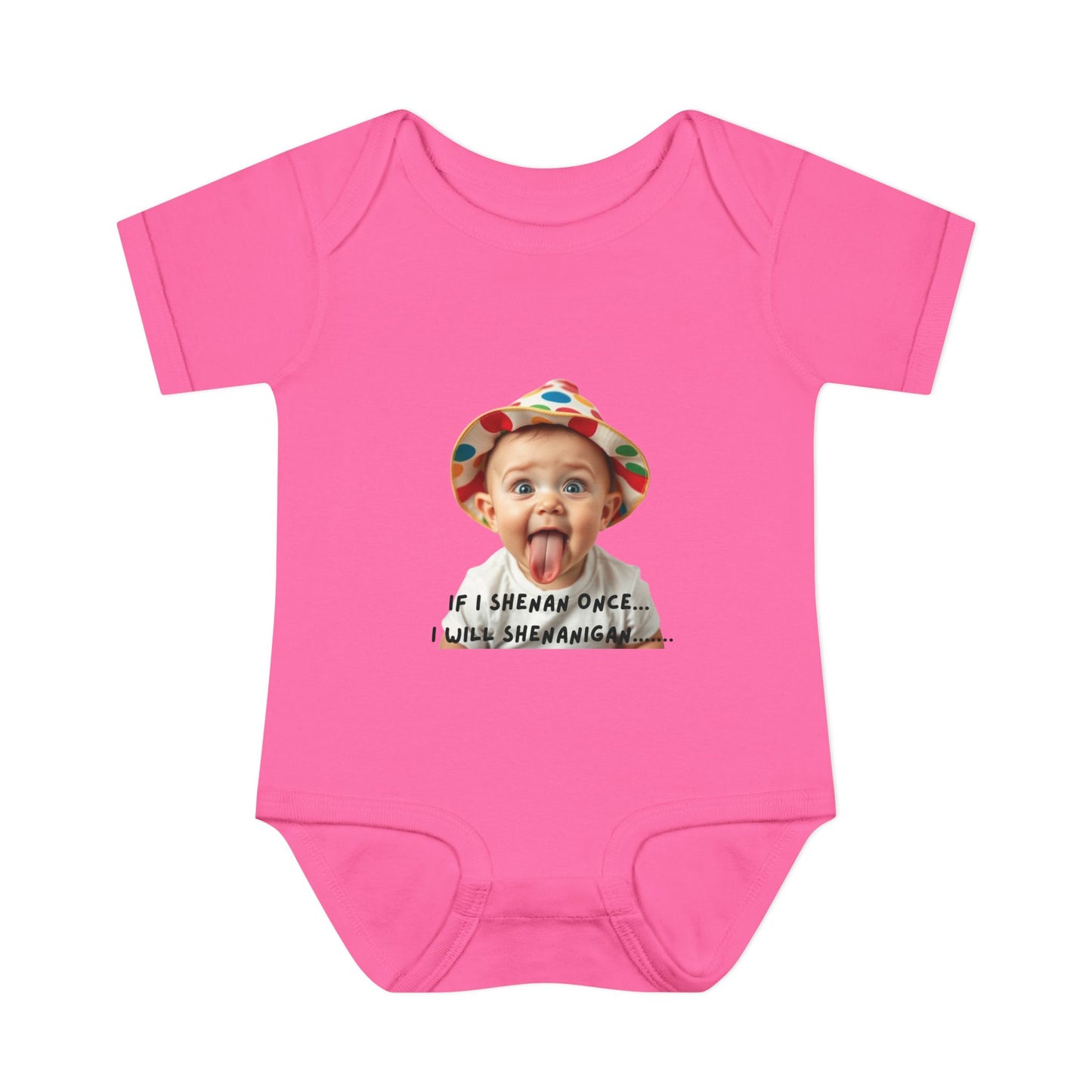 Humorous Infant Bodysuit - "If I Shenan Once, I Will Shenanigan!" Baby Outfit, Newborn Gift, Funny Baby Clothes, Cute Shower [...]