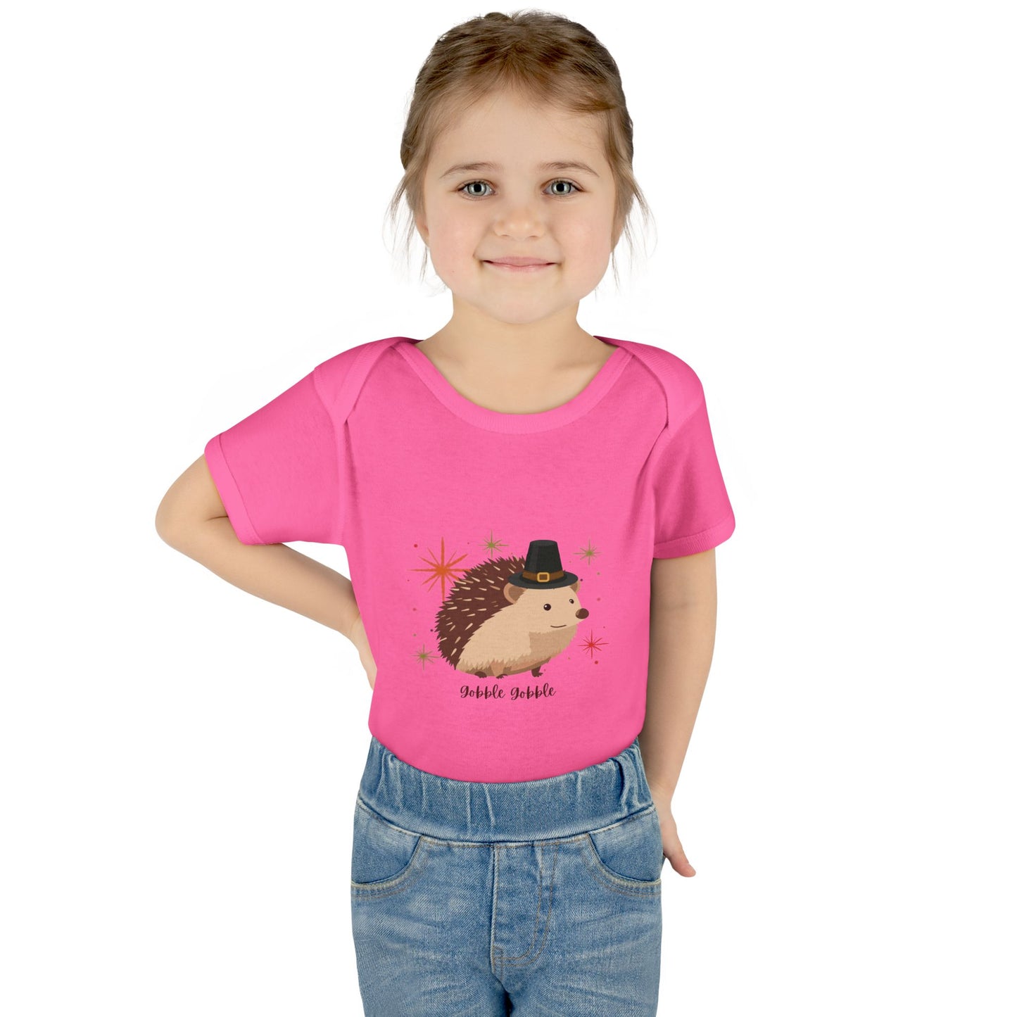 Cute Hedgehog Baby Bodysuit, Thanksgiving Infant Outfit, Baby Shower Gift, Holiday Apparel, Cute Animal Clothing, Newborn Essentials