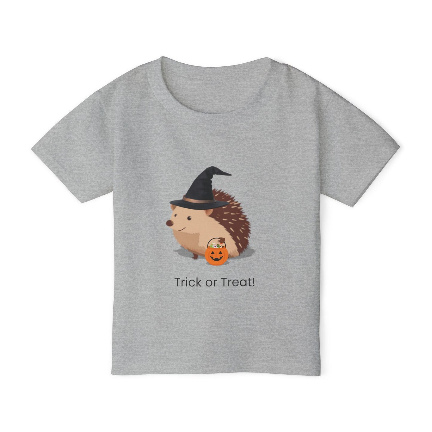 Adorable Halloween Hedgehog Toddler T-shirt, Cute Trick or Treat Shirt, Kids Halloween Outfit, Toddler Costume Top, Fun Fall Apparel
