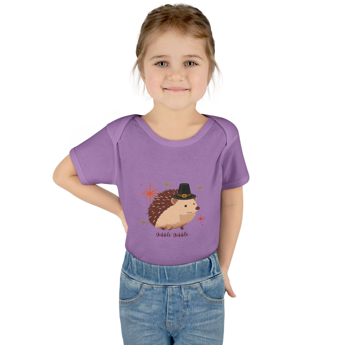 Cute Hedgehog Baby Bodysuit, Thanksgiving Infant Outfit, Baby Shower Gift, Holiday Apparel, Cute Animal Clothing, Newborn Essentials