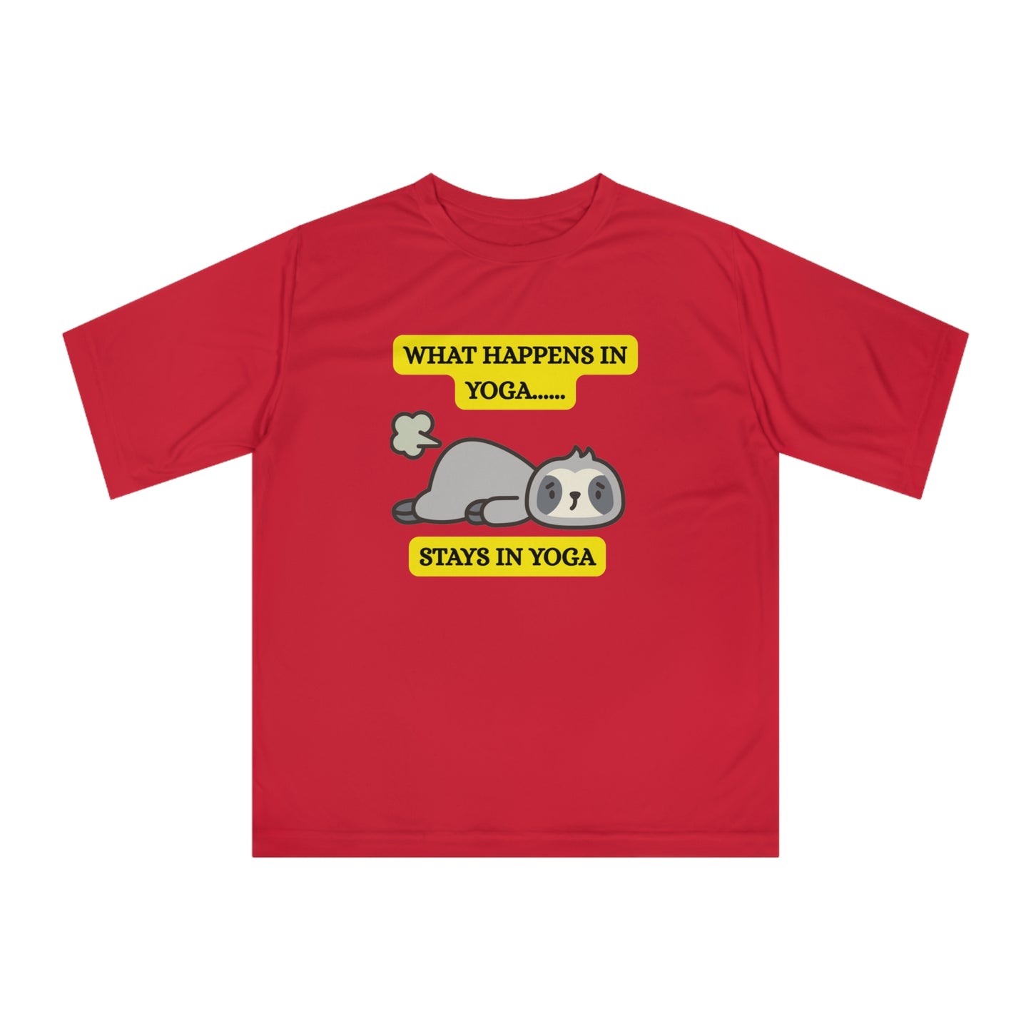 Yoga Humor Unisex T-Shirt, Funny Yoga Shirt, Gift for Yogis, Comfortable Workout Tee, Fitness Clothing, Relaxed Fit Tee