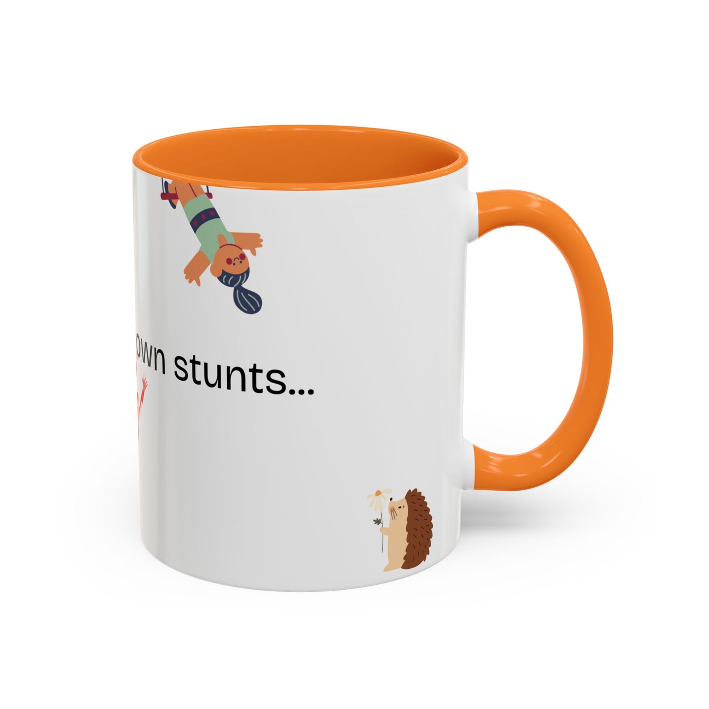 I do my Own Stunts Mug - circus Coffee Cup, Fun Gift for Friends, Unique Tea Mug, Quirky Kitchen Decor, Birthday Gift
