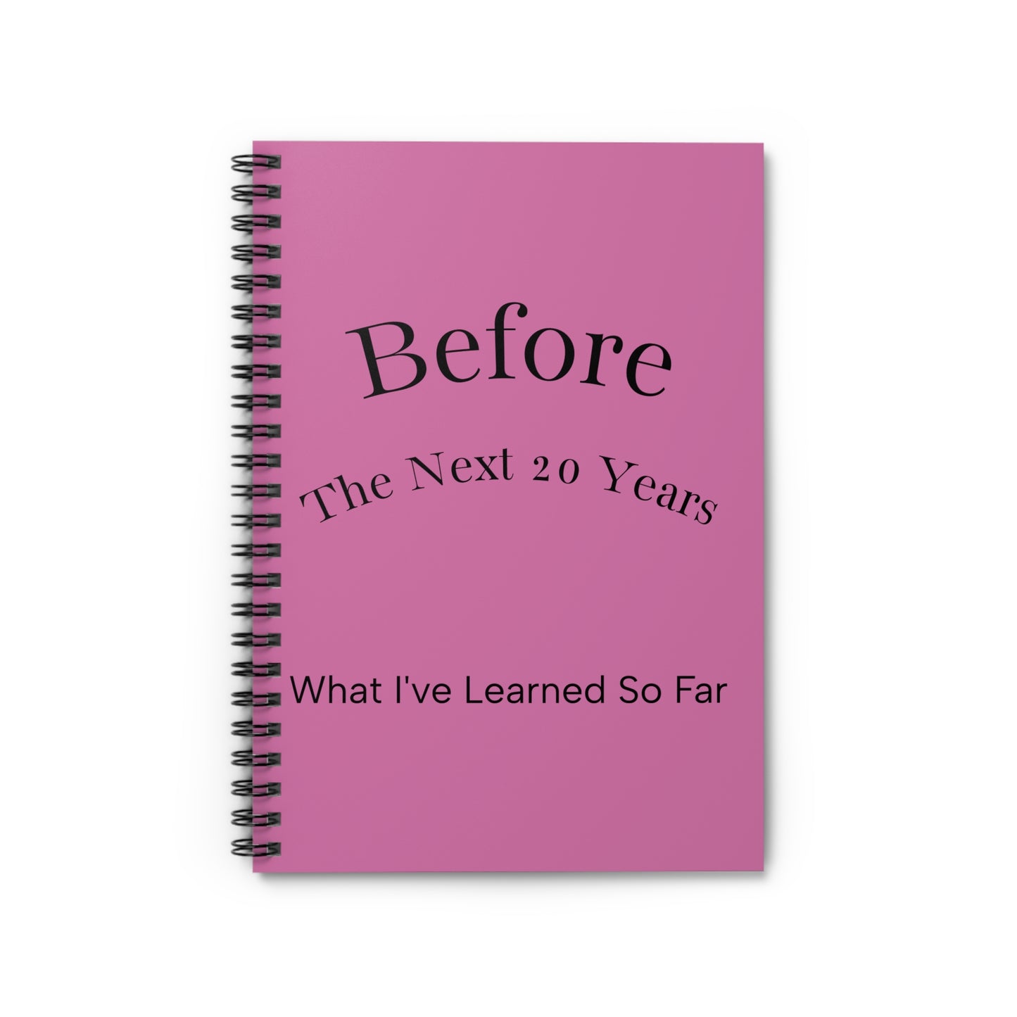 Reflective Spiral Notebook - What I've Learned