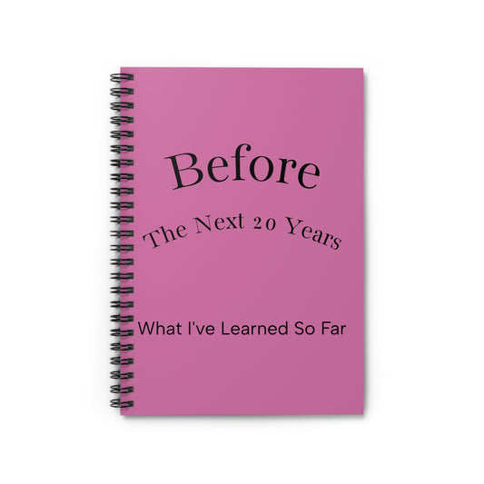 Reflective Spiral Notebook - What I've Learned