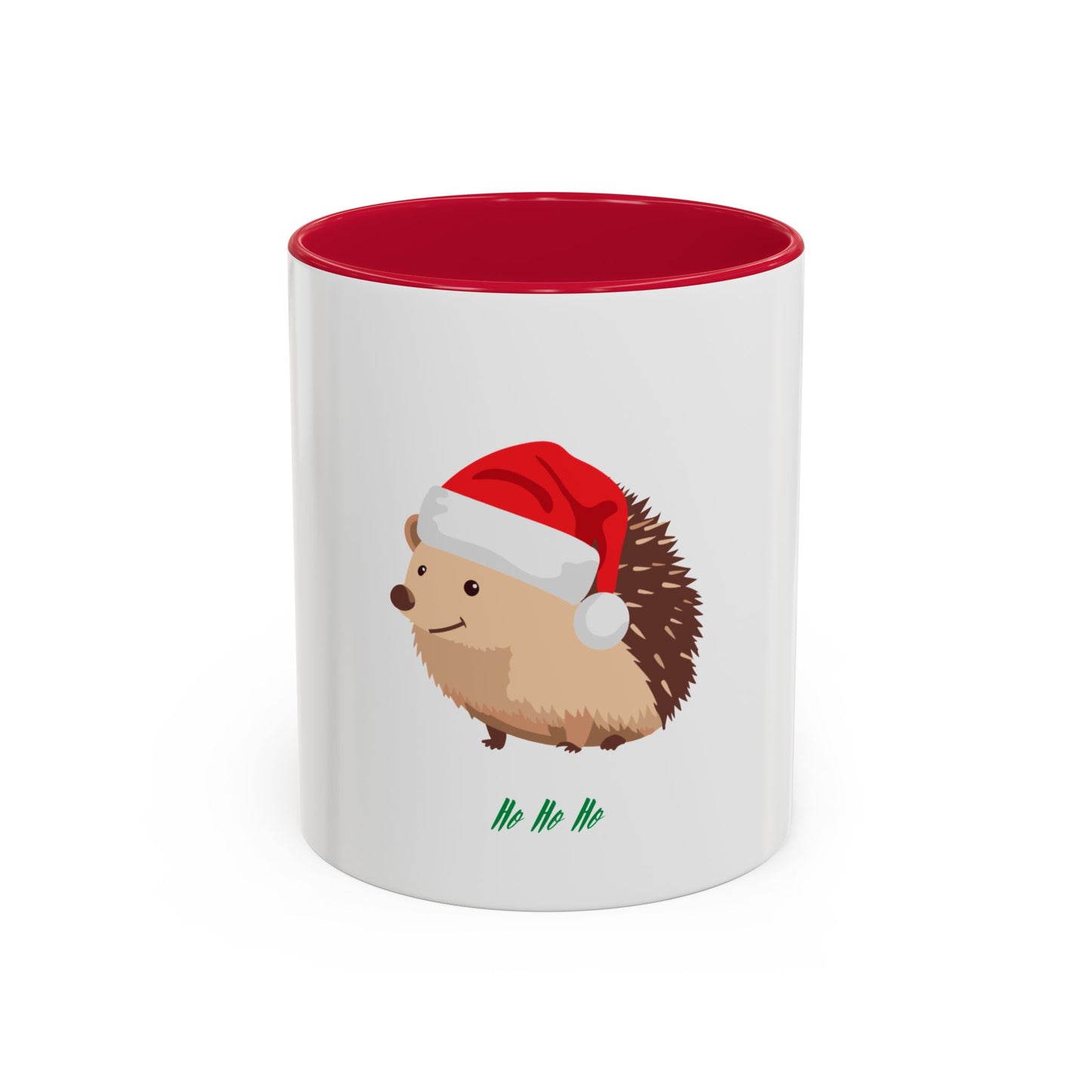 Christmas Hedgehog Mug - Cute Holiday Coffee Cup, Festive Drinkware, Gifts for Animal Lovers, Winter Decor, Unique Tea Mug