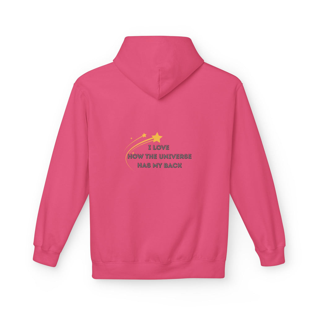 The Universe has my back Cosmic Vibe Hoodie - Unisex Midweight Softstyle Fleece, Perfect for Stargazers, Space Lovers, Unique Gift, Inspirational Apparel, [...]