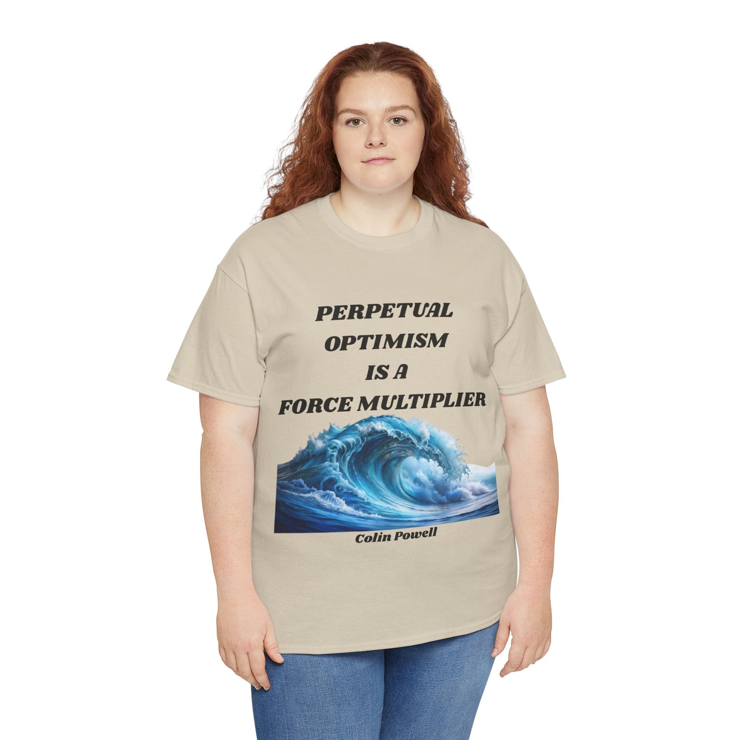 Perpetual Optimism Graphic Tee, Inspirational T-Shirt for Positive Mindset, Motivational Apparel, Gift for Friends, Life Affirmation Wear