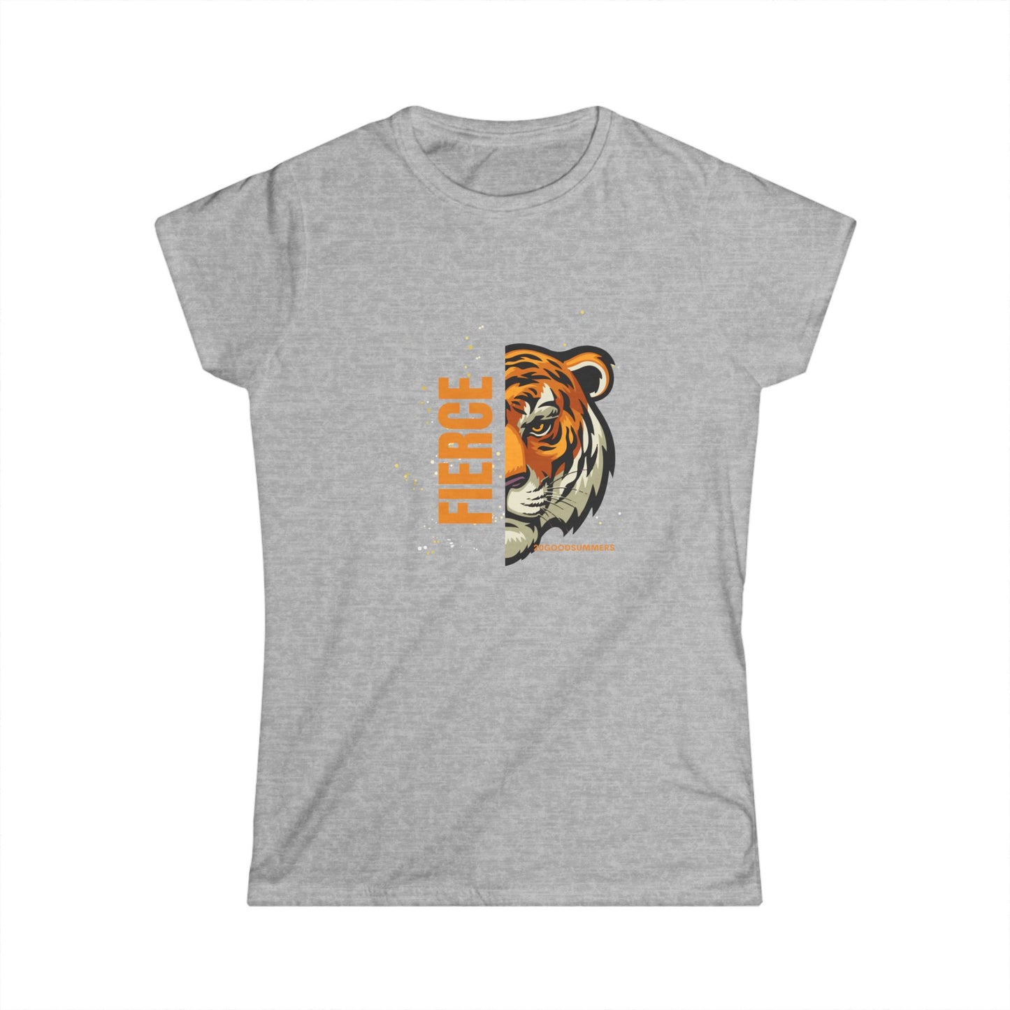 Fierce Tiger Tee, Animal Lover Gift, Casual Style, Birthday Tee, Wildlife Awareness, Inspirational T-Shirt
