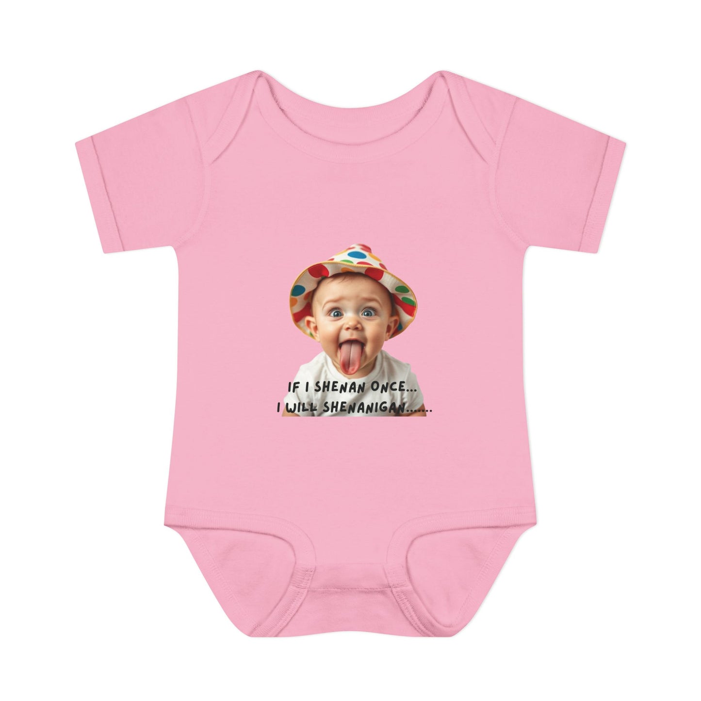 Humorous Infant Bodysuit - "If I Shenan Once, I Will Shenanigan!" Baby Outfit, Newborn Gift, Funny Baby Clothes, Cute Shower [...]