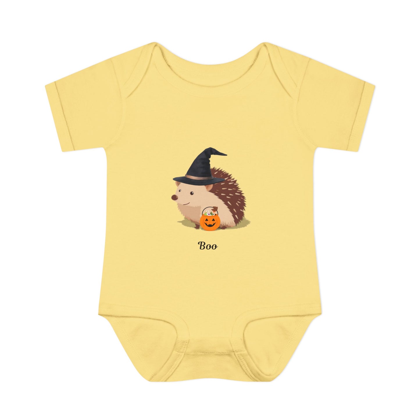 Cute Halloween Hedgehog Infant Bodysuit - Boo, Baby Onesie, Fall Fashion, Halloween Outfit, Baby Shower Gift, Costume
