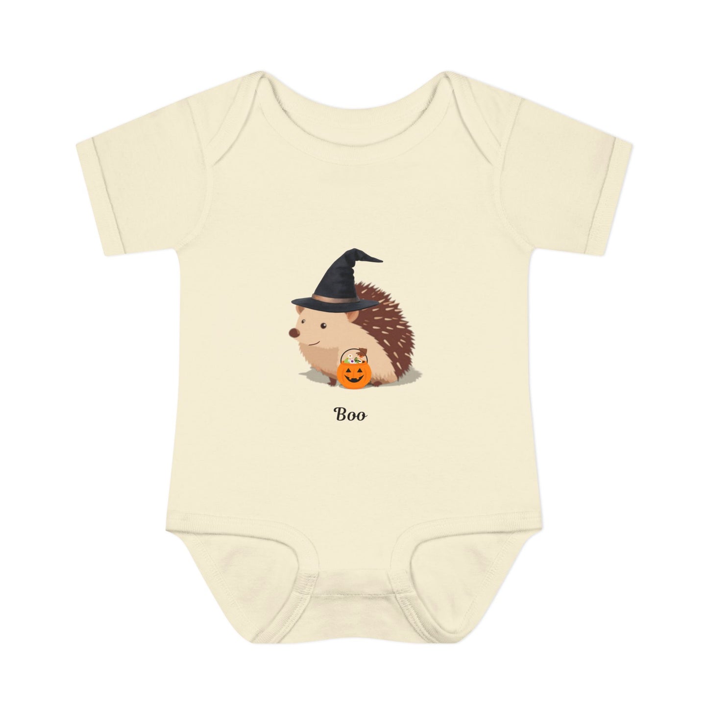 Cute Halloween Hedgehog Infant Bodysuit - Boo, Baby Onesie, Fall Fashion, Halloween Outfit, Baby Shower Gift, Costume