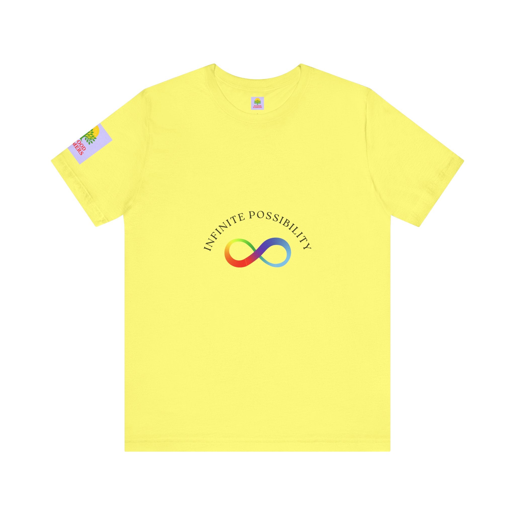 Colorful Infinite Possibility Tee, LGBTQ Pride Shirt, Inspirational Gift, Gender-Neutral Top, Positive Affirmation T-Shirt