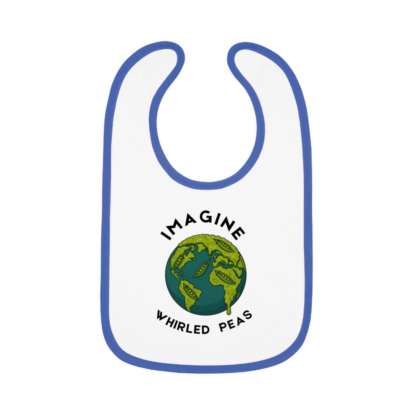 Cute Baby Bib with Earth Design - Perfect Gift for Babies, Baby Shower, Nursery, Eco-Friendly Gift, Parenting Must-Have