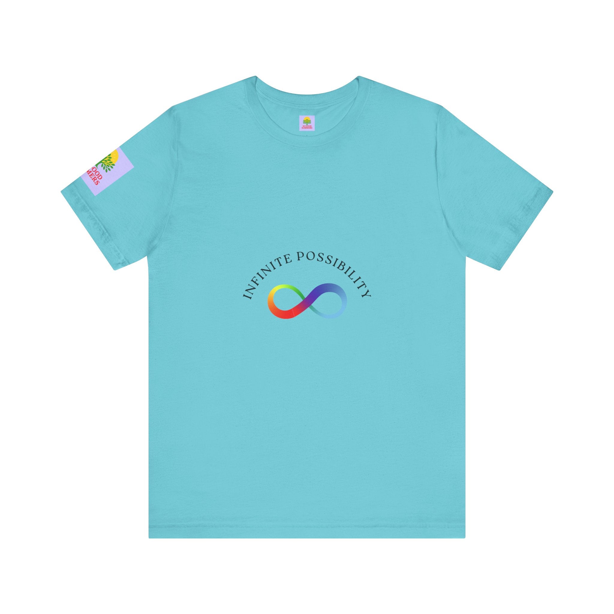 Colorful Infinite Possibility Tee, LGBTQ Pride Shirt, Inspirational Gift, Gender-Neutral Top, Positive Affirmation T-Shirt