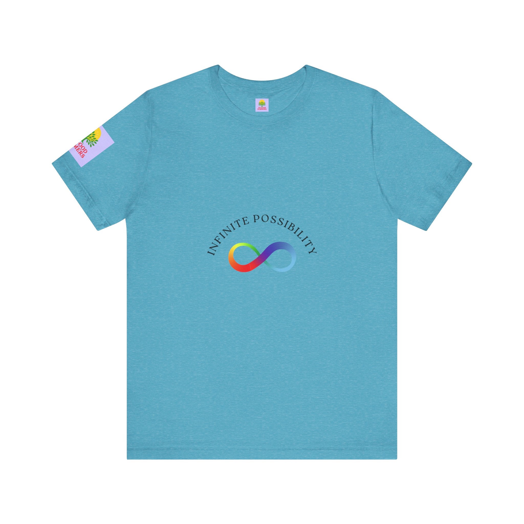Colorful Infinite Possibility Tee, LGBTQ Pride Shirt, Inspirational Gift, Gender-Neutral Top, Positive Affirmation T-Shirt