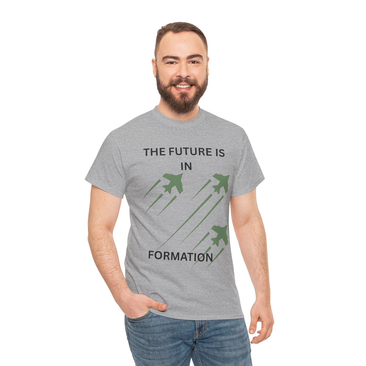 The Future is in Formation Unisex Heavy Cotton Tee