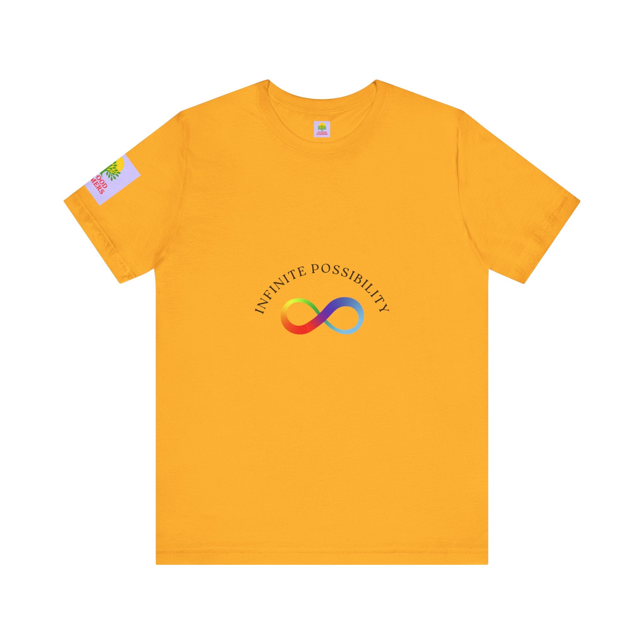 Colorful Infinite Possibility Tee, LGBTQ Pride Shirt, Inspirational Gift, Gender-Neutral Top, Positive Affirmation T-Shirt