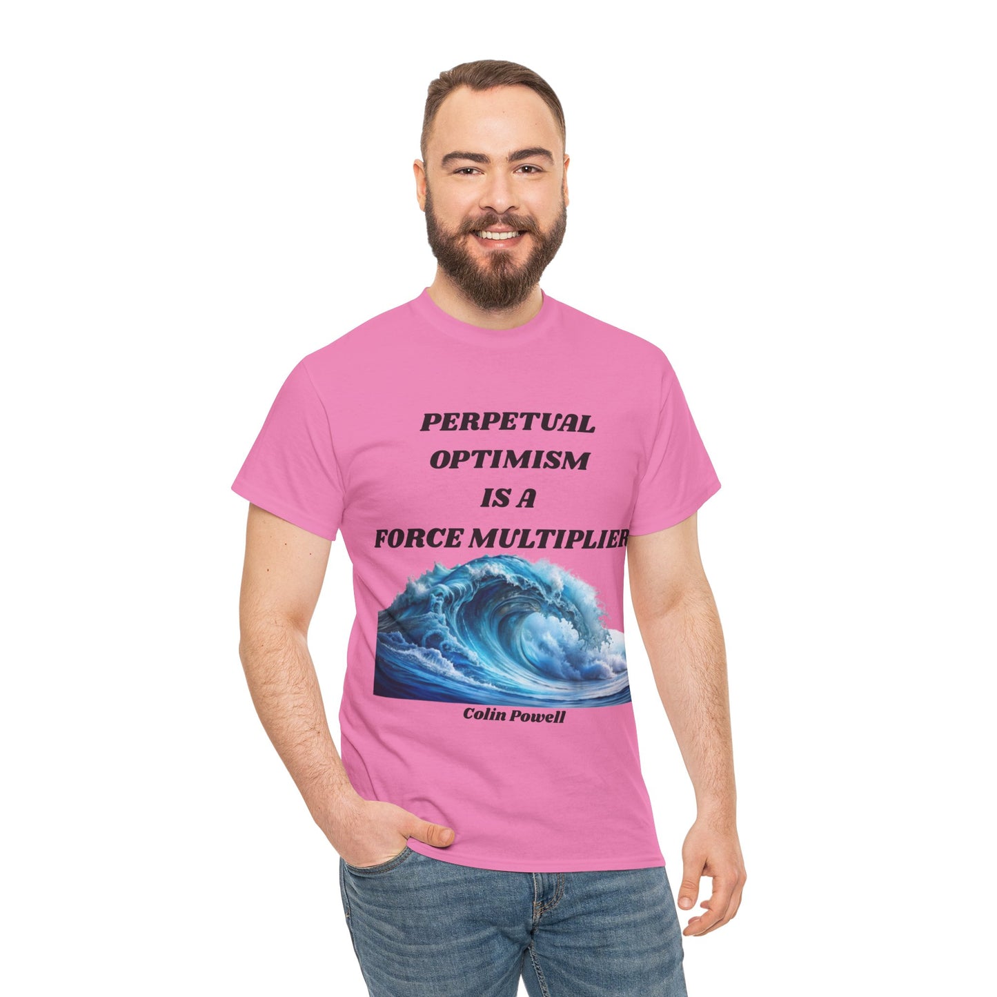 Perpetual Optimism Graphic Tee, Inspirational T-Shirt for Positive Mindset, Motivational Apparel, Gift for Friends, Life Affirmation Wear