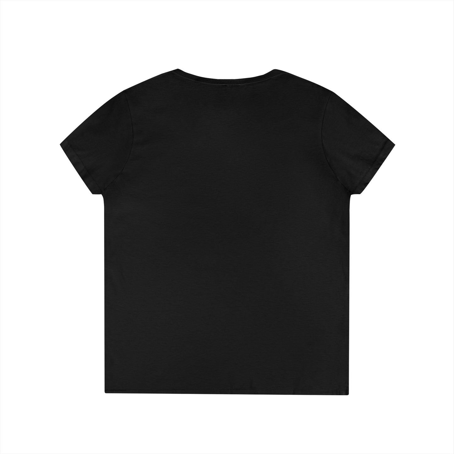 Intrepid Red Figure V-Neck, 100% Cotton Womens Tee
