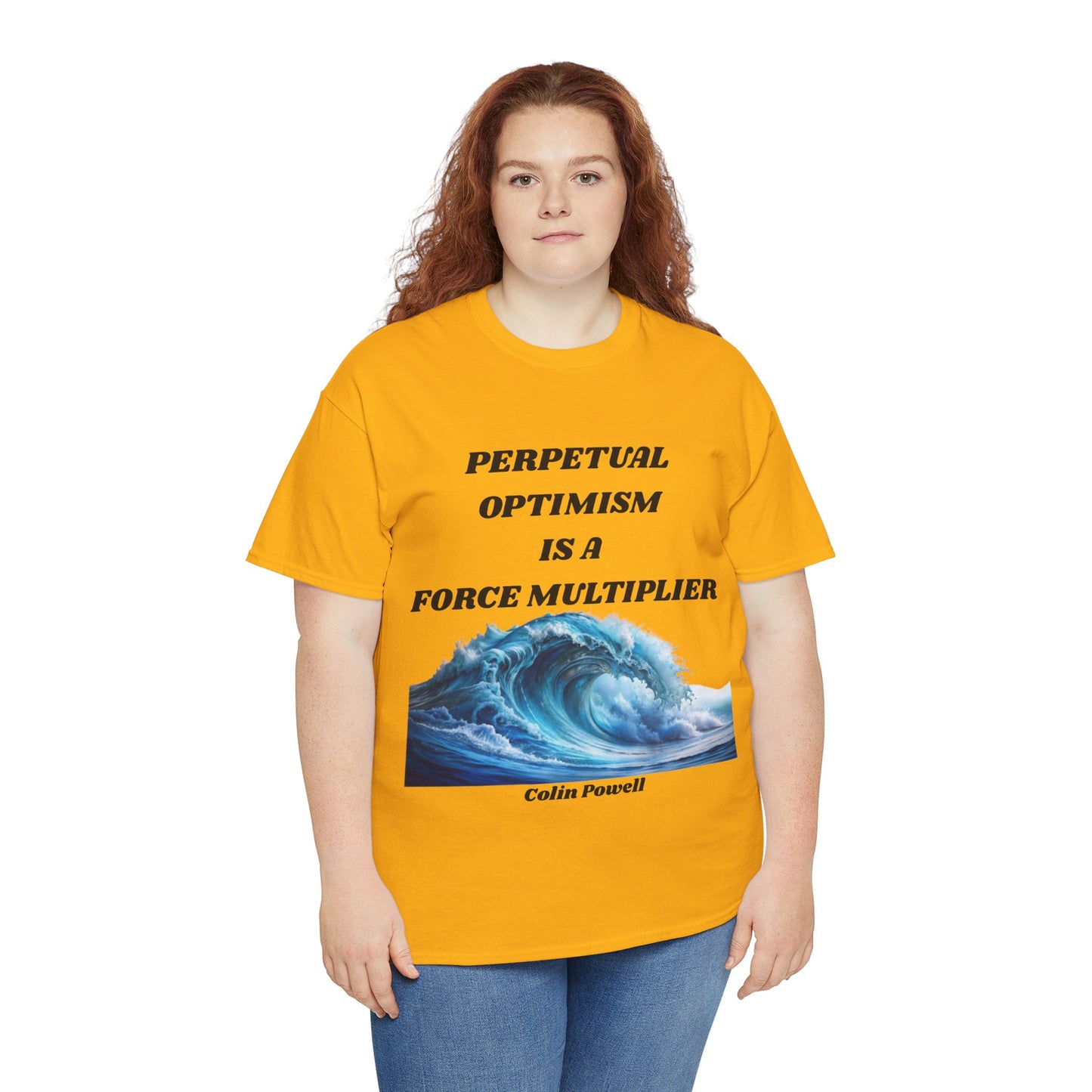 Perpetual Optimism Graphic Tee, Inspirational T-Shirt for Positive Mindset, Motivational Apparel, Gift for Friends, Life Affirmation Wear