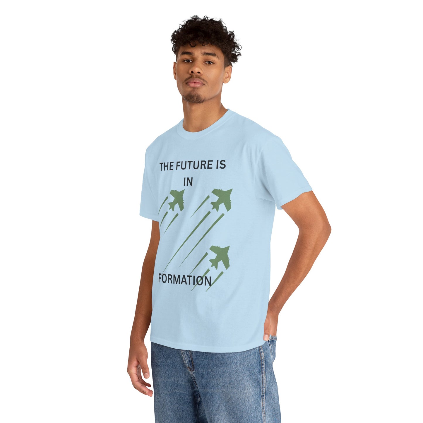 The Future is in Formation Unisex Heavy Cotton Tee