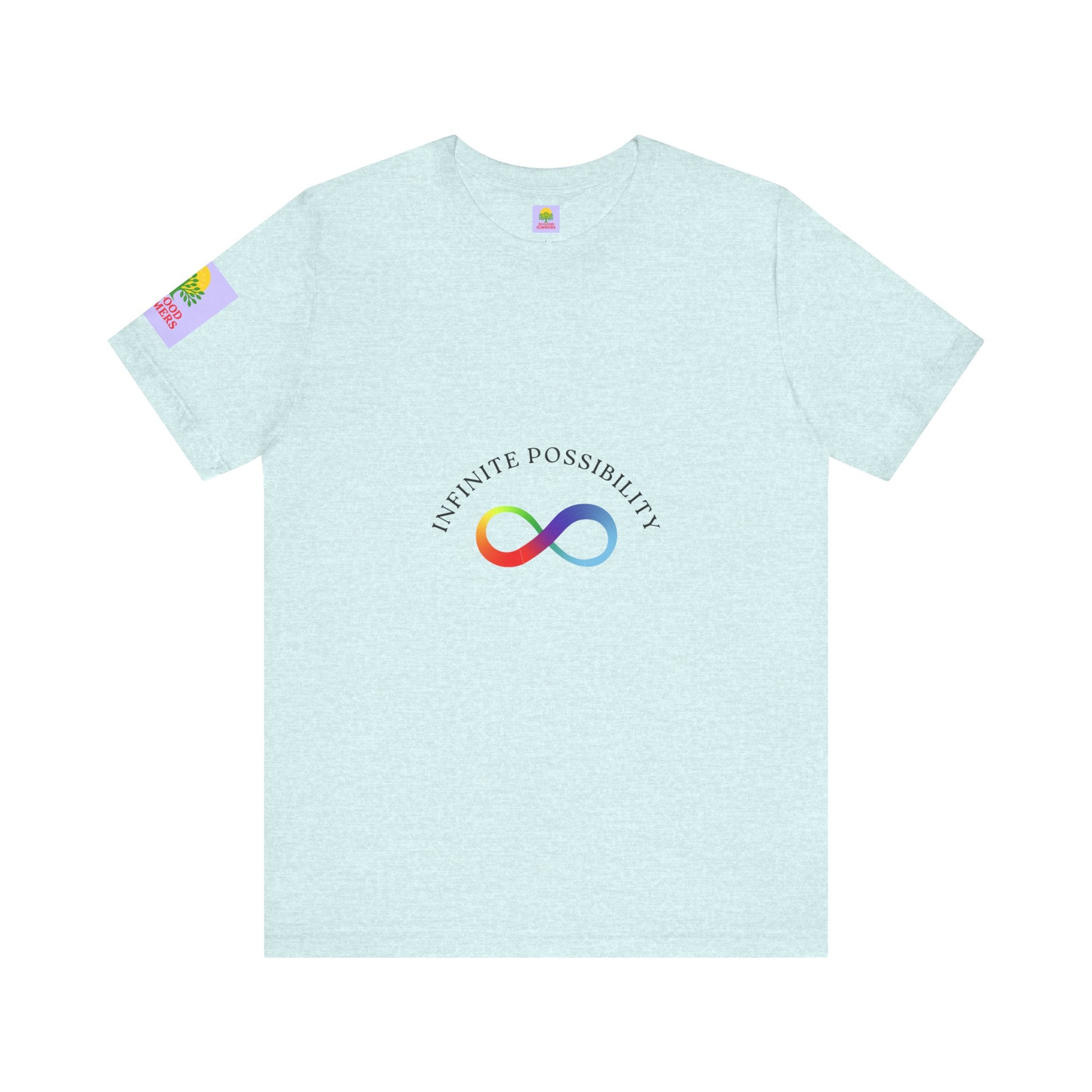 Colorful Infinite Possibility Tee, LGBTQ Pride Shirt, Inspirational Gift, Gender-Neutral Top, Positive Affirmation T-Shirt