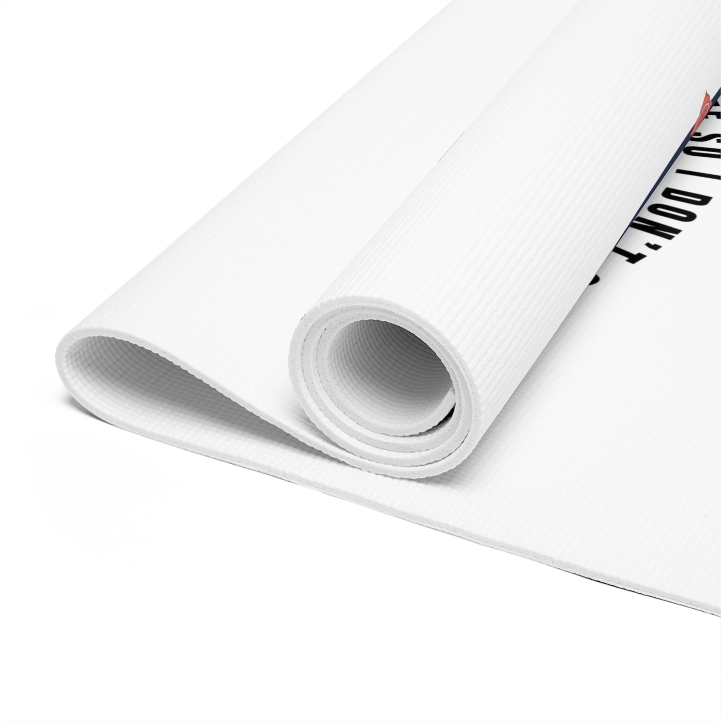 Funny Meditation Foam Yoga Mat | Inspirational Mat for Yoga Practice, Home Workouts, Gifts for Yoga Lovers, Fitness Motivation