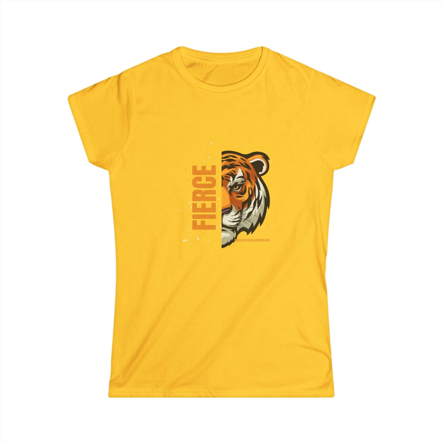 Fierce Tiger Tee, Animal Lover Gift, Casual Style, Birthday Tee, Wildlife Awareness, Inspirational T-Shirt