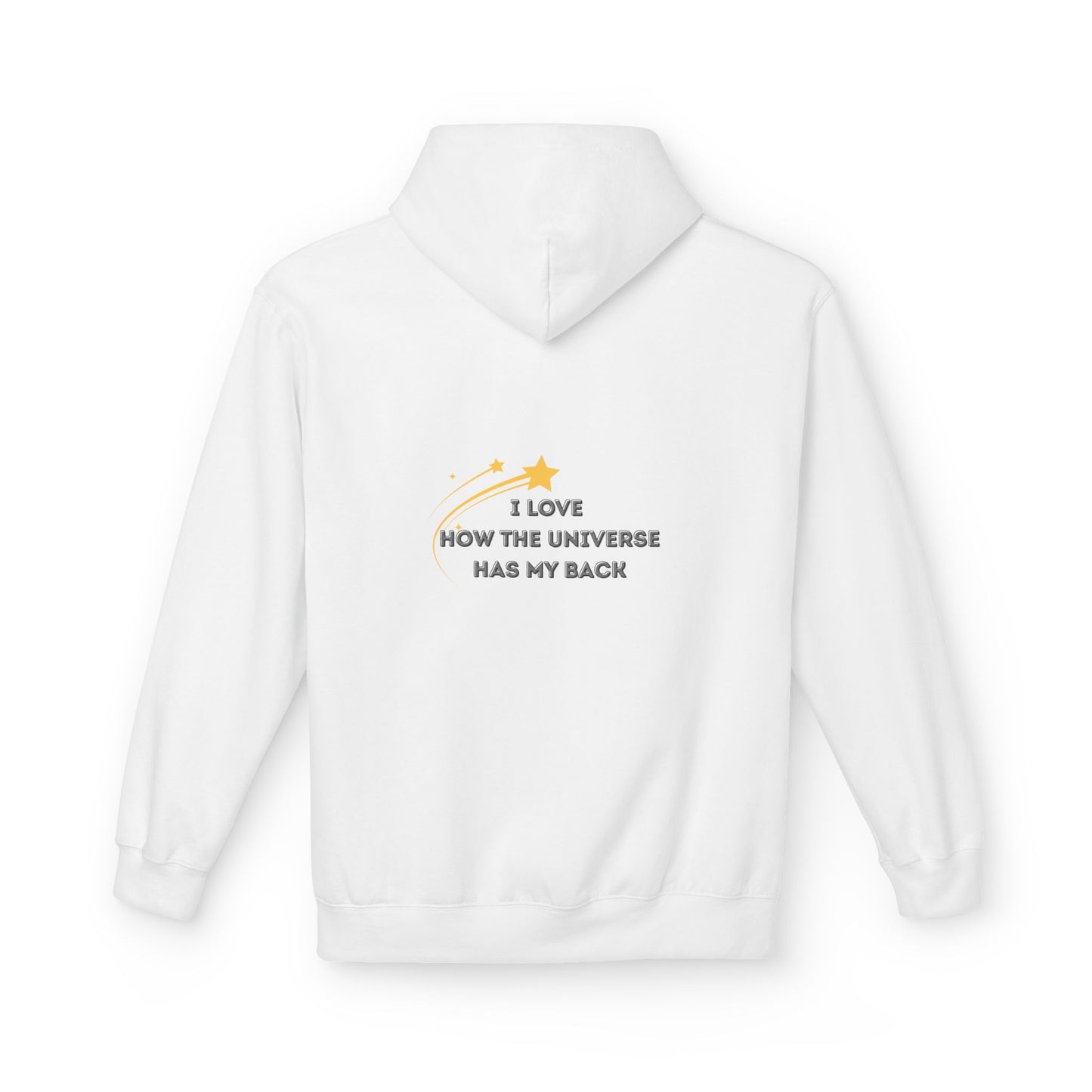 The Universe has my back Cosmic Vibe Hoodie - Unisex Midweight Softstyle Fleece, Perfect for Stargazers, Space Lovers, Unique Gift, Inspirational Apparel, [...]