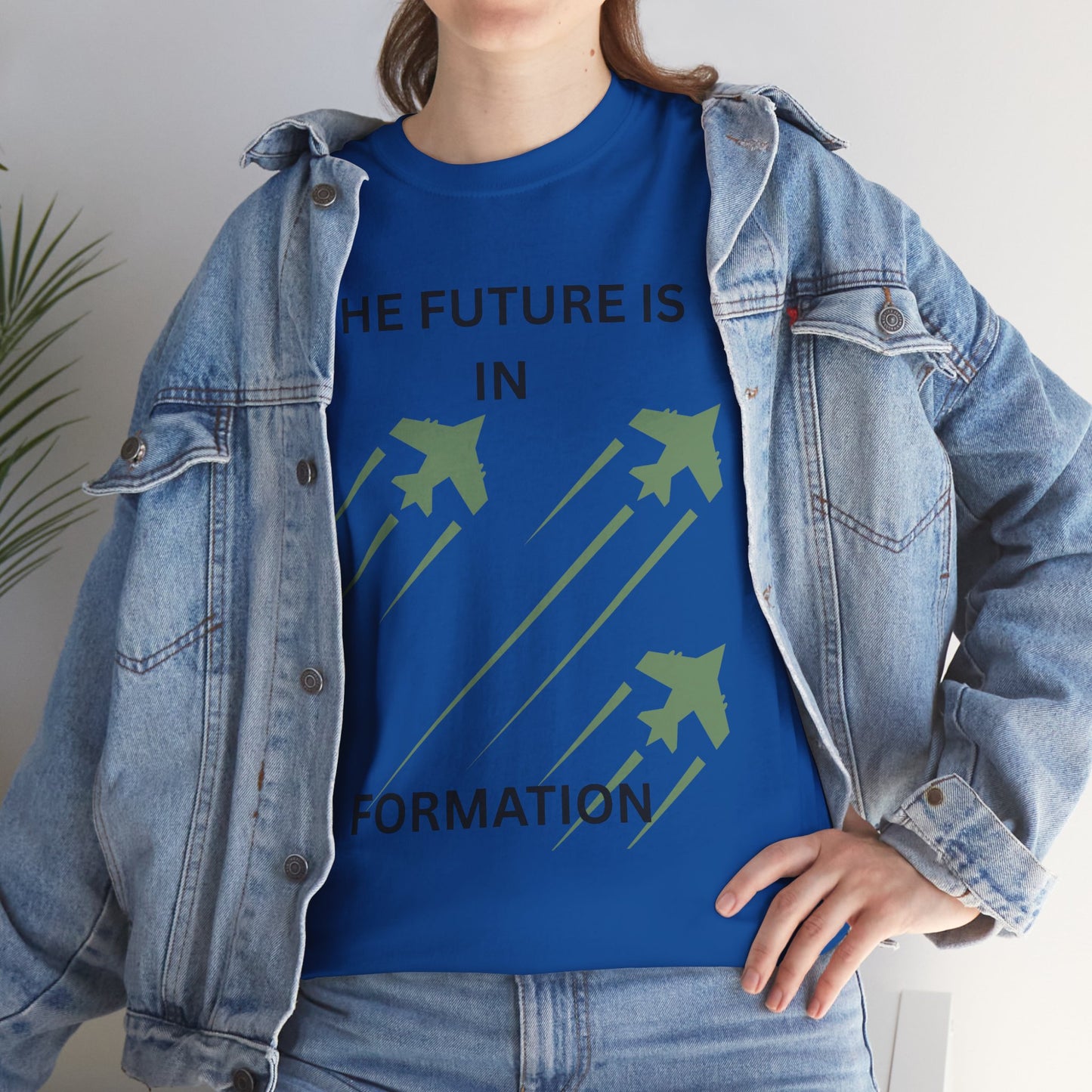 The Future is in Formation Unisex Heavy Cotton Tee