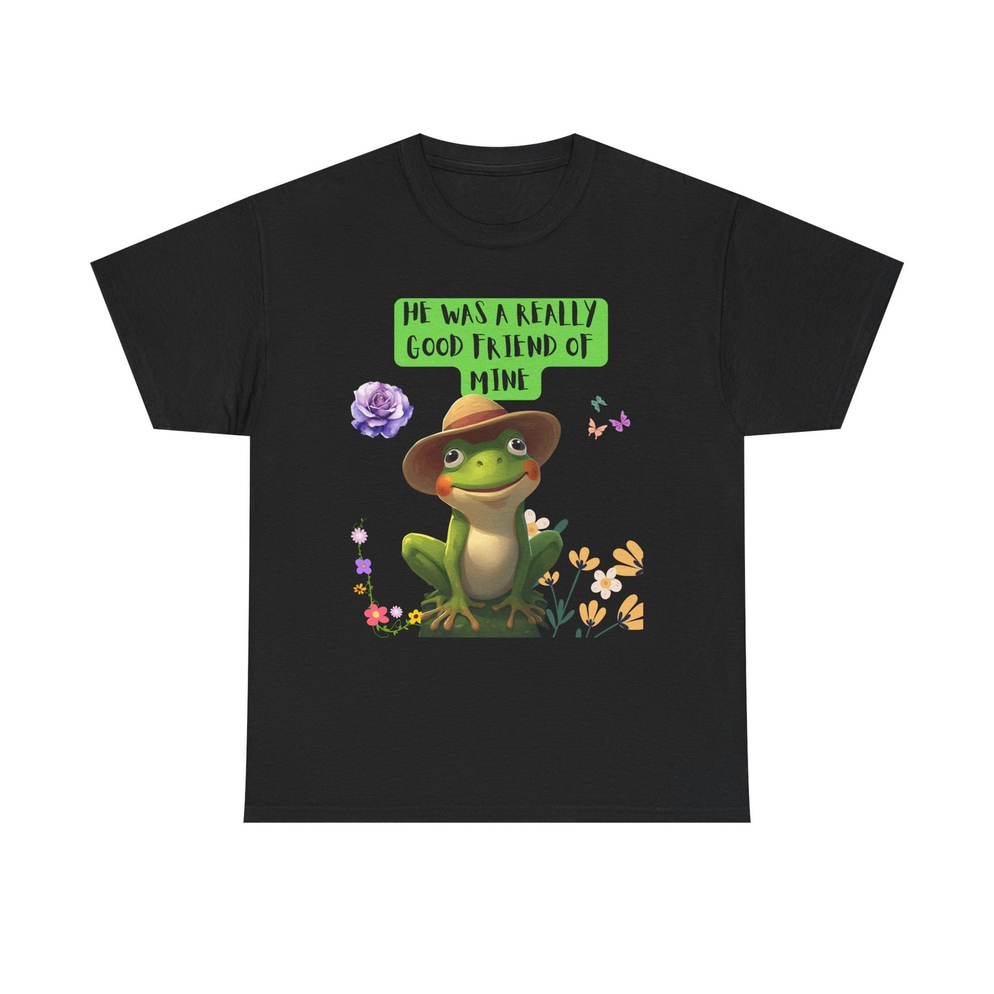 Jeremiah BullFrog Friendship Tee - He Was a Really Good Friend of Mine,  Unisex Casual Wear, Perfect Gift for Friends, Nature Lovers. Music Lovers