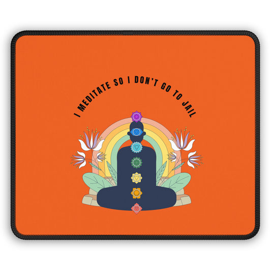 Colorful, Funny Meditation-Themed Mouse Pad for Zen Gamers, Perfect Gift for Mindfulness and Gaming Enthusiasts, Office Desk Decor, [...]