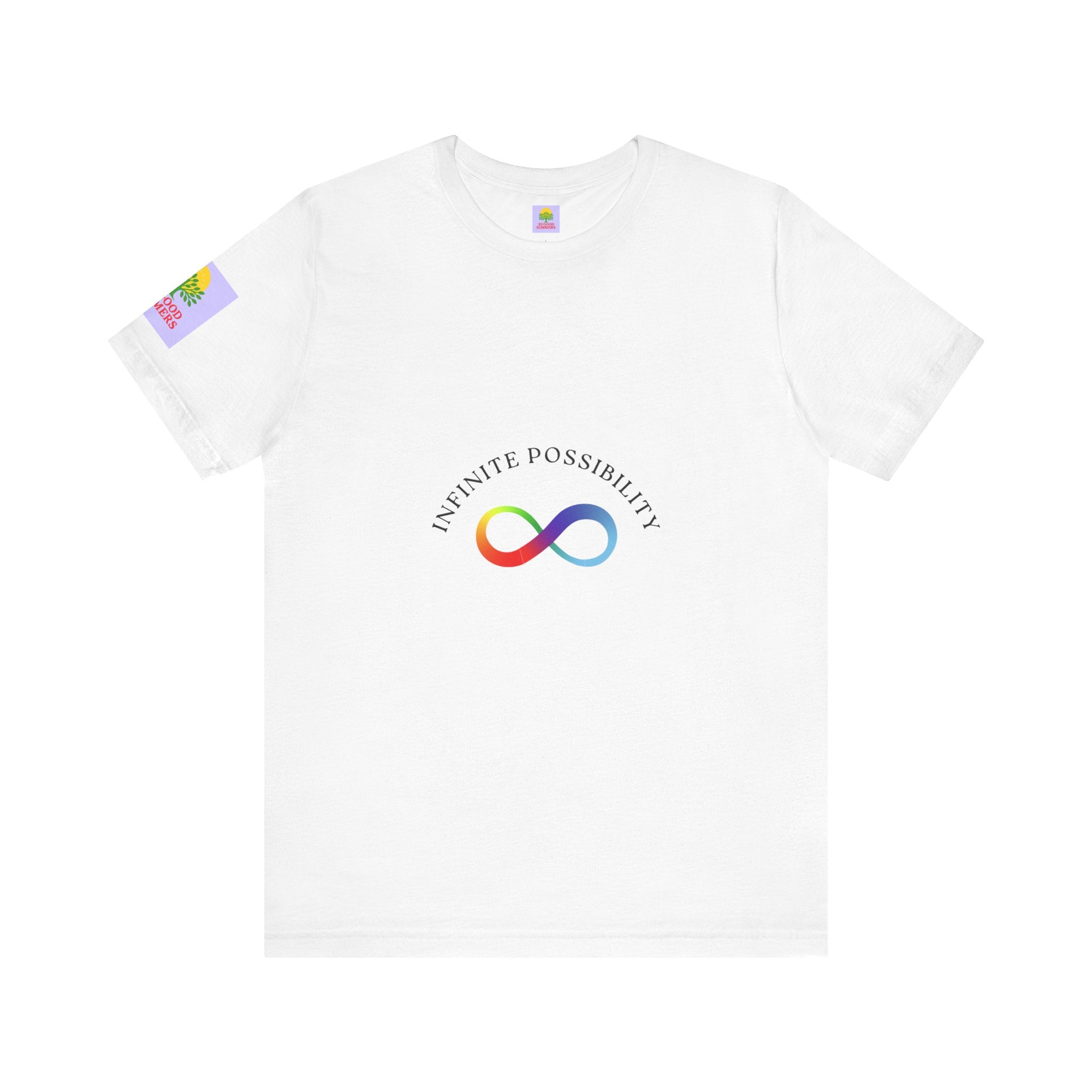 Colorful Infinite Possibility Tee, LGBTQ Pride Shirt, Inspirational Gift, Gender-Neutral Top, Positive Affirmation T-Shirt