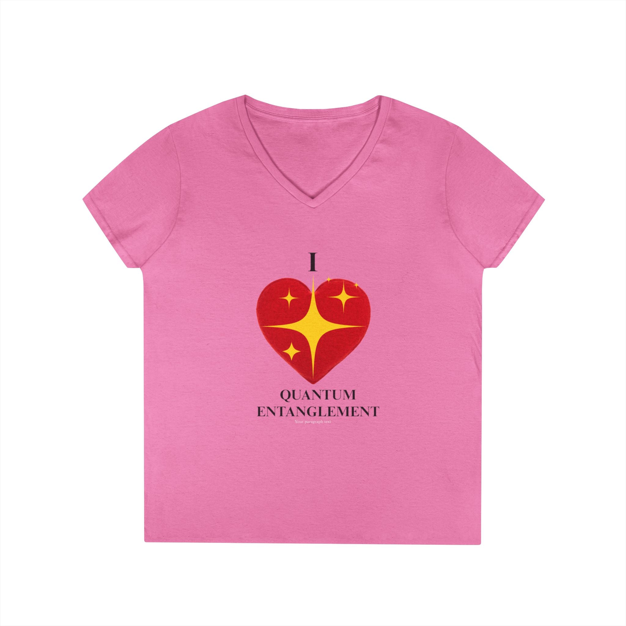 I Heart Quantum Entanglement Ladies' V-Neck T-Shirt, Science Gift, Geek Chic Tee, Physics Enthusiast Shirt, STEM Apparel, Science [...]