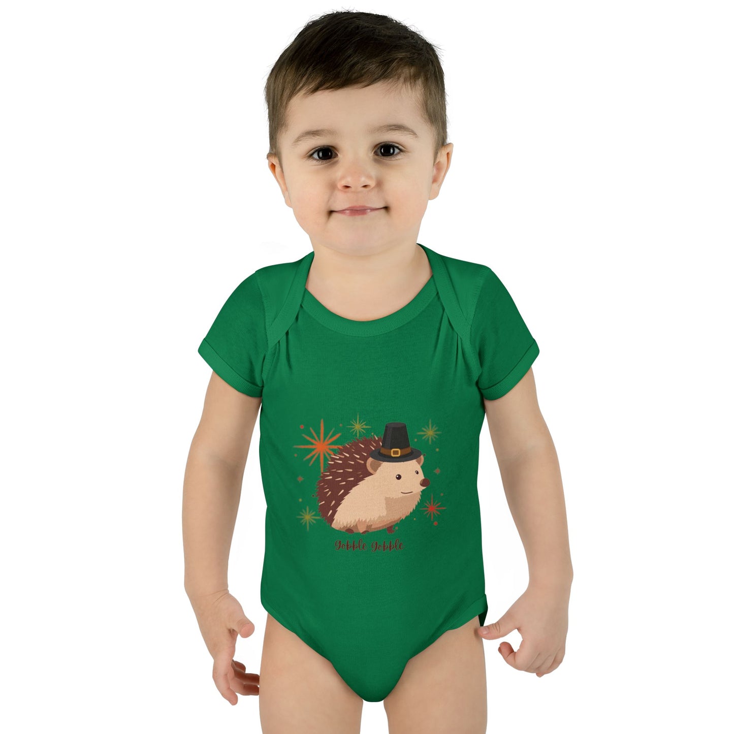 Cute Hedgehog Baby Bodysuit, Thanksgiving Infant Outfit, Baby Shower Gift, Holiday Apparel, Cute Animal Clothing, Newborn Essentials