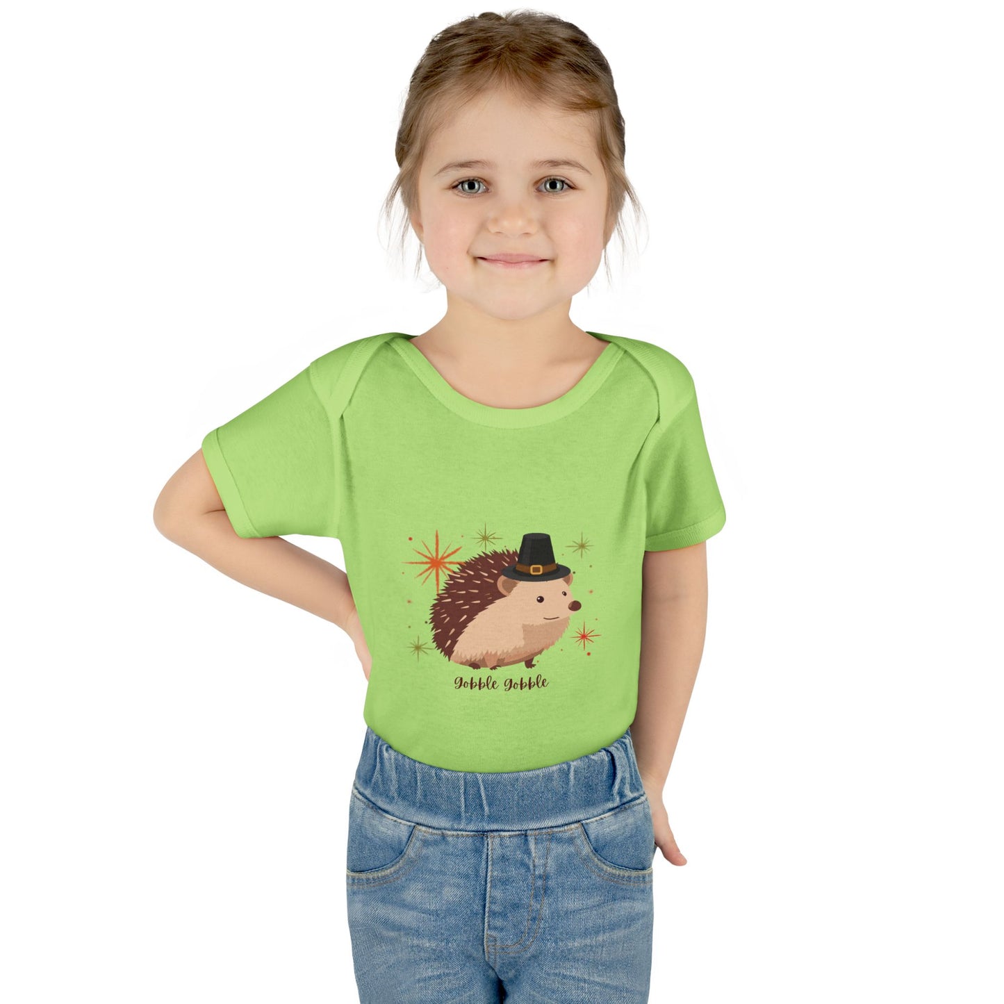 Cute Hedgehog Baby Bodysuit, Thanksgiving Infant Outfit, Baby Shower Gift, Holiday Apparel, Cute Animal Clothing, Newborn Essentials