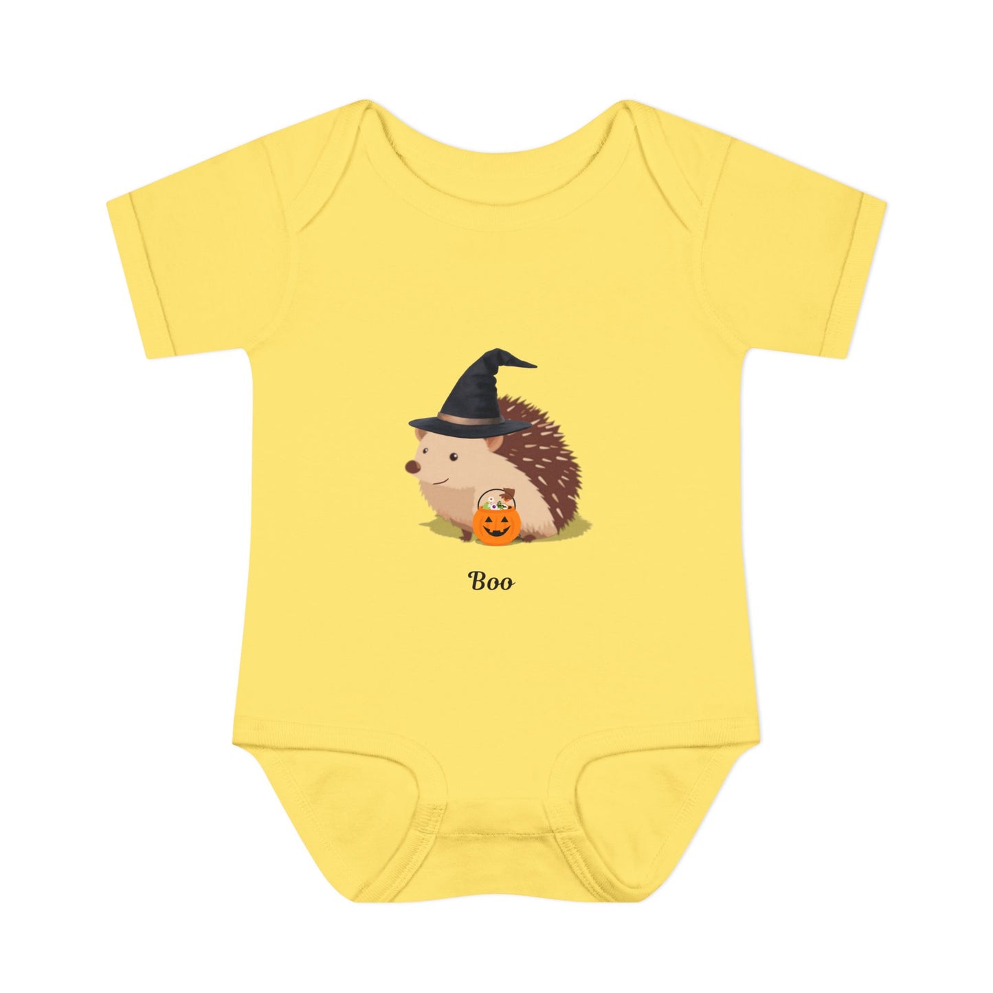 Cute Halloween Hedgehog Infant Bodysuit - Boo, Baby Onesie, Fall Fashion, Halloween Outfit, Baby Shower Gift, Costume