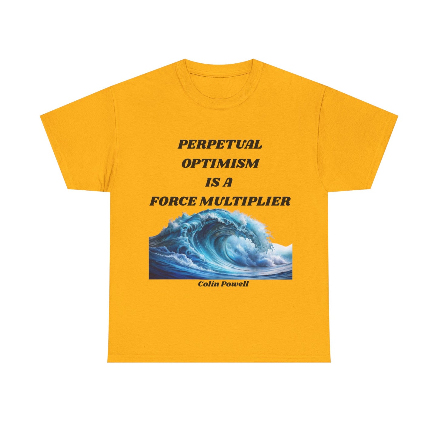 Perpetual Optimism Graphic Tee, Inspirational T-Shirt for Positive Mindset, Motivational Apparel, Gift for Friends, Life Affirmation Wear