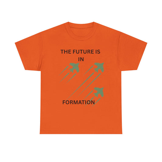 The Future is in Formation Unisex Heavy Cotton Tee