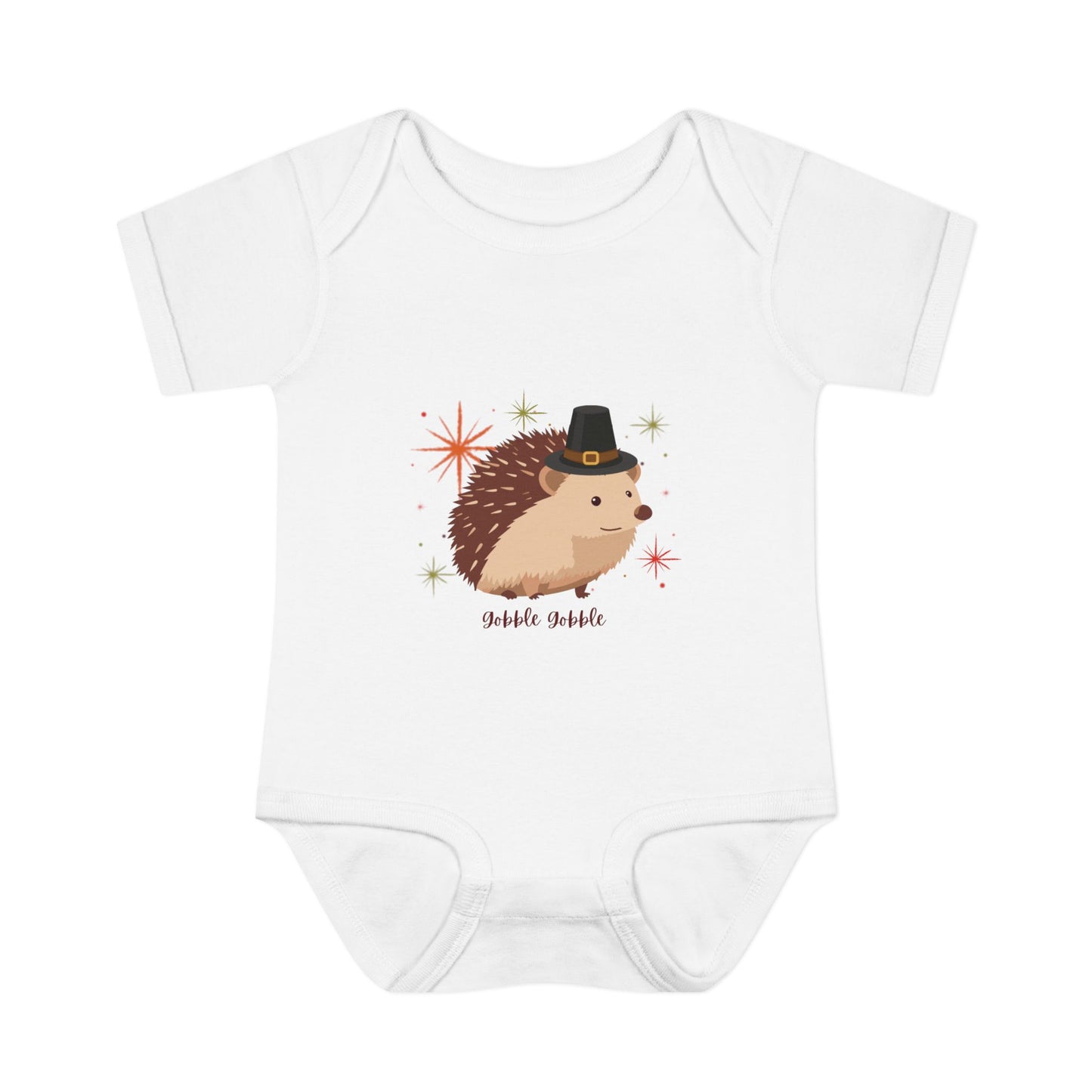 Cute Hedgehog Baby Bodysuit, Thanksgiving Infant Outfit, Baby Shower Gift, Holiday Apparel, Cute Animal Clothing, Newborn Essentials