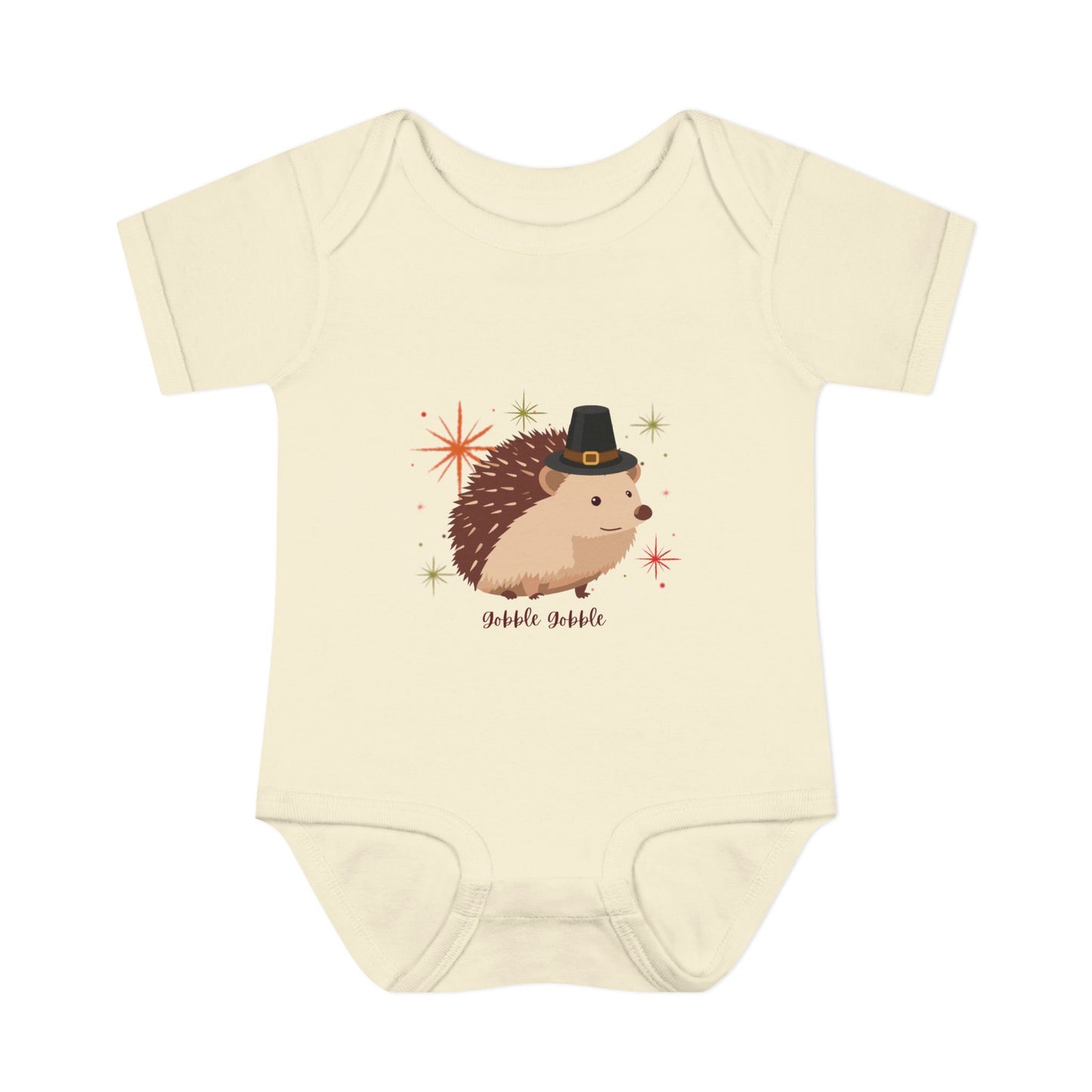 Cute Hedgehog Baby Bodysuit, Thanksgiving Infant Outfit, Baby Shower Gift, Holiday Apparel, Cute Animal Clothing, Newborn Essentials