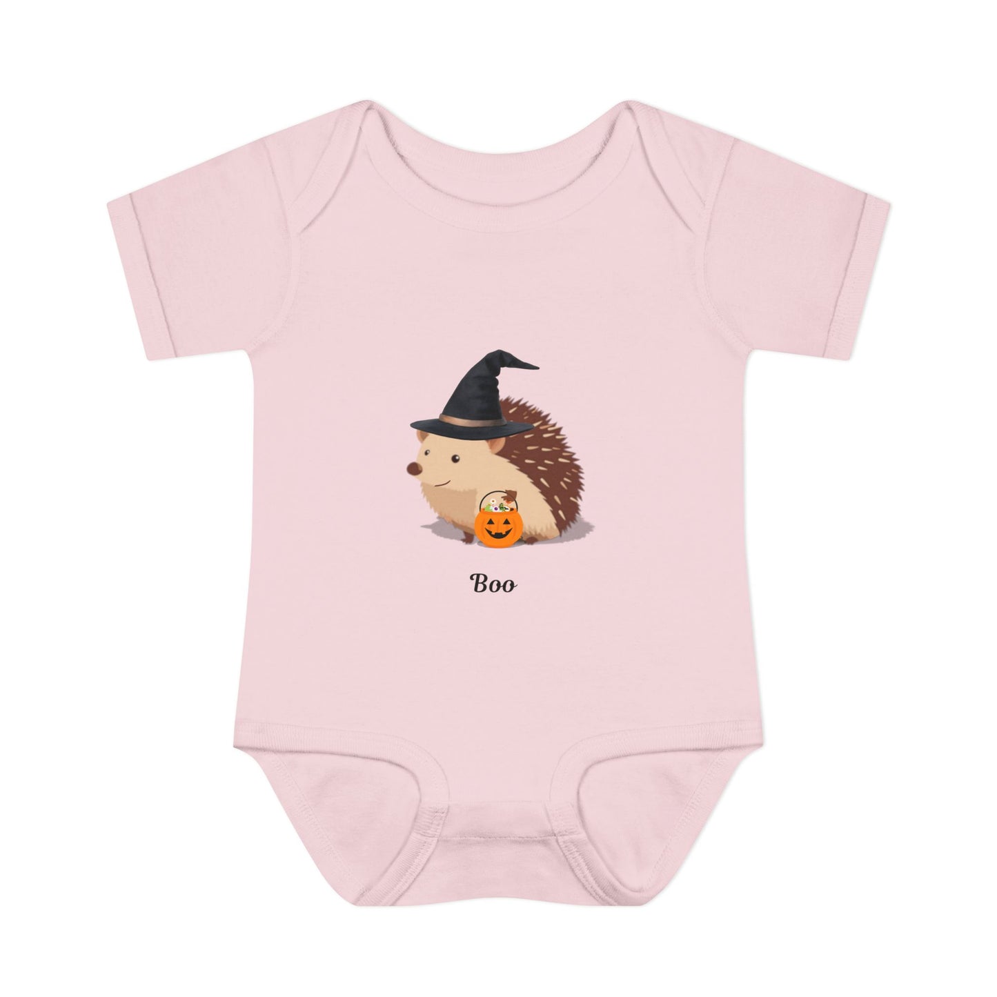 Cute Halloween Hedgehog Infant Bodysuit - Boo, Baby Onesie, Fall Fashion, Halloween Outfit, Baby Shower Gift, Costume