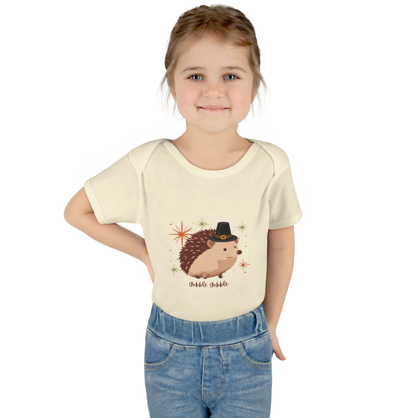 Cute Hedgehog Baby Bodysuit, Thanksgiving Infant Outfit, Baby Shower Gift, Holiday Apparel, Cute Animal Clothing, Newborn Essentials